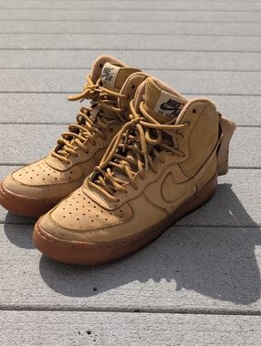 Nike Air Force 1 High Wheat (2016 GS) 807617-200 | Nike Youth Air Force 1